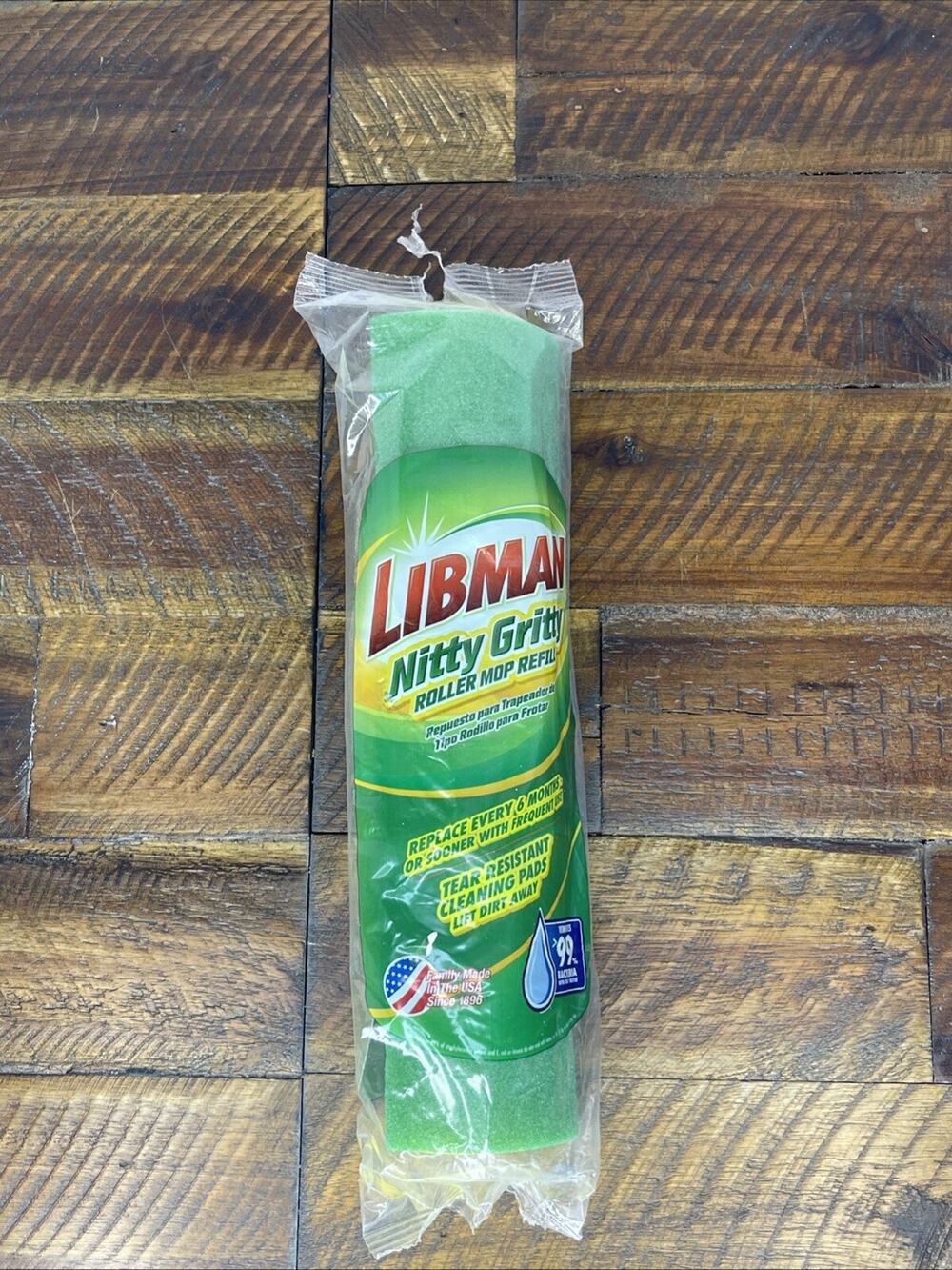 Libman Nitty Gritty Roller Mop Refill New